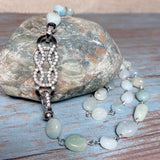 Amazonite Stone Necklace (DAPHNE-N)