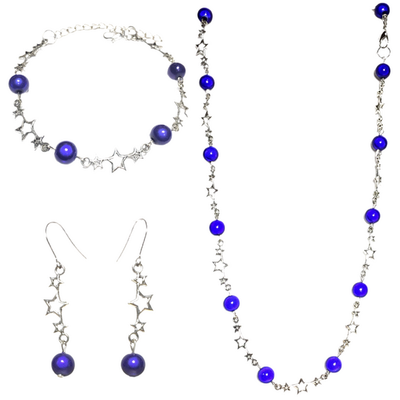 Stars Night Blue Jewelry Set (ATLAS)