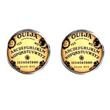 Ouija Board Glass Dome Stud Earrings (OUIJA-E)