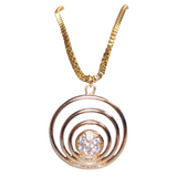 Circles Rhinestone Necklace (CARRIE)