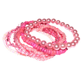 Light Pink Bracelet Stack (DELPHINE)