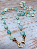 Amazonite Stone Jewelry Set (DESIREE)