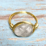 Labradorite Stone Ring Size 9.5 (MISHA-RG)