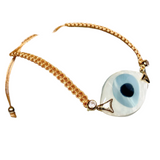 Evil Eye Tan Cord Bracelet (NAWAL)