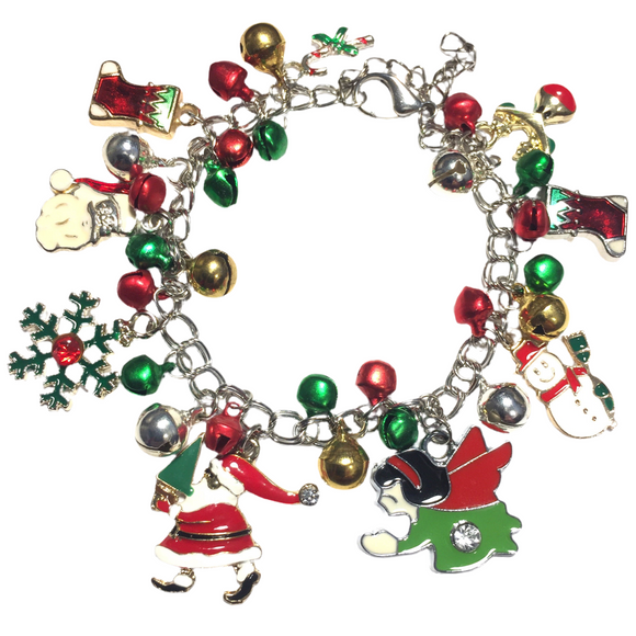 Christmas Jingle Bell Charm Bracelet (CHRISTMAS)