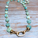 Amazonite Stone Jewelry Set (DESIREE)