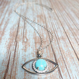 Evil Eye Howlite Stone Necklace (ZIYA)