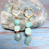 Amazonite Stone Jewelry Set (DESIREE)