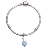 Aquamarine Stone Charm (Fits Pandora)