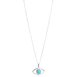 Evil Eye Howlite Stone Necklace (ZIYA)