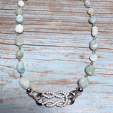 Amazonite Stone Necklace (DAPHNE-N)