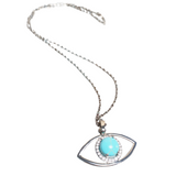 Evil Eye Howlite Stone Necklace (ZIYA)