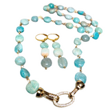 Amazonite Stone Jewelry Set (DESIREE)