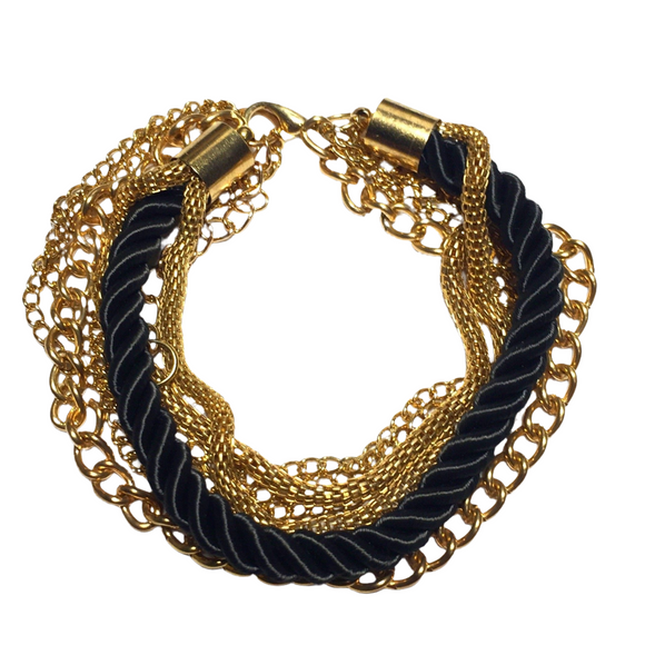 Black Golden Multi Layer Bracelet (CANDIAC)