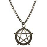 Pentagram Bronze Chain Necklace (DRACO)