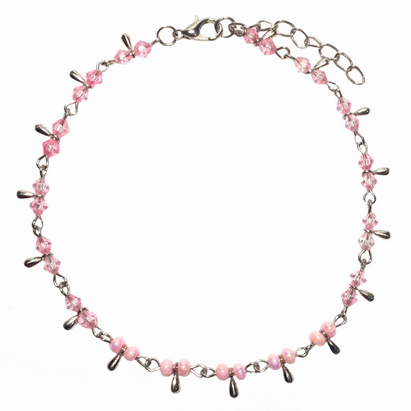 Pink Acrylic Anklet (LANE)