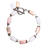 Pink Opal Stone Bracelet (ABIGAIL)