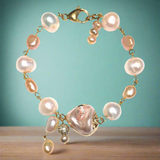 Pearl Glam Beaded Bracelet