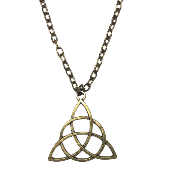 Celtic Knot Bronze Chain Necklace (SHANE)