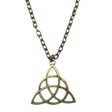 Celtic Knot Bronze Chain Necklace (SHANE)