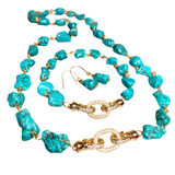 Howlite Stone Jewelry Set (DIMITRA)