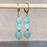 Amazonite Stone Jewelry Set (DESIREE)