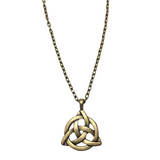 Celtic Knot Bronze Chain Necklace (RONAN)