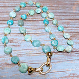 Amazonite Stone Jewelry Set (DESIREE)