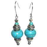 Howlite Gemstone Earrings (PRETORIA)