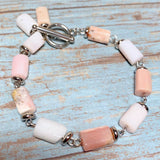 Pink Opal Stone Bracelet (ABIGAIL)