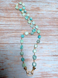 Amazonite Stone Jewelry Set (DESIREE)