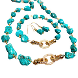 Howlite Stone Jewelry Set (DIMITRA)