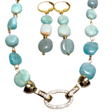 Amazonite Stone Jewelry Set (DESIREE)