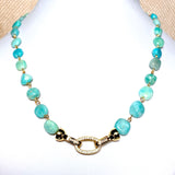 Amazonite Stone Jewelry Set (DESIREE)