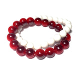 Red & White Layered Bracelet (AGATA)