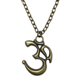 Buddhist Ohm Bronze Chain Necklace (KARMA)