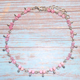 Pink Acrylic Anklet (LANE)