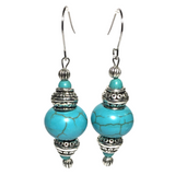 Howlite Gemstone Earrings (PRETORIA)