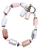 Pink Opal Stone Bracelet (ABIGAIL)