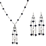 Goddess Black Clear Glass Crystal Set (ALESSA)