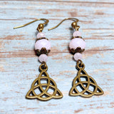 Celtic Knot Jewelry Set Bronze Pink (EILISH)