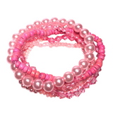 Light Pink Bracelet Stack (DELPHINE)