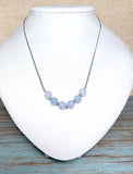 Aquamarine Stone Jewelry Set (NICOLE)