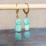 Amazonite Stone Jewelry Set (DESIREE)