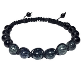 Men's Beaded Glass Cord Bracelet (ENZO)