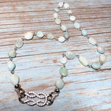 Amazonite Stone Necklace (DAPHNE-N)