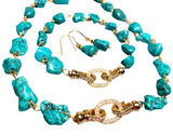 Howlite Stone Jewelry Set (DIMITRA)