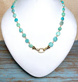 Amazonite Stone Jewelry Set (DESIREE)