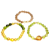 Earthy Amber Bracelet Stack (ALECTRONA)