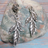 Leaf Cluster Pendant Silver